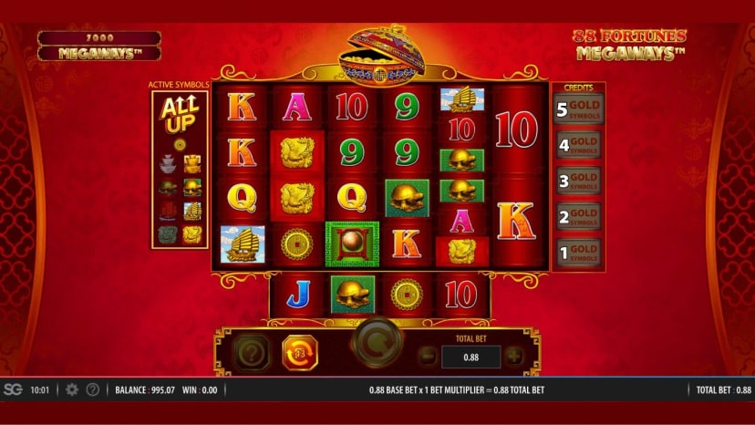 Playing 88 Fortunes Megaways