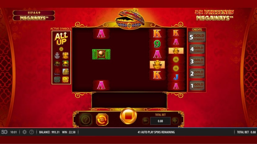 Winning at 88 Fortunes Megaways