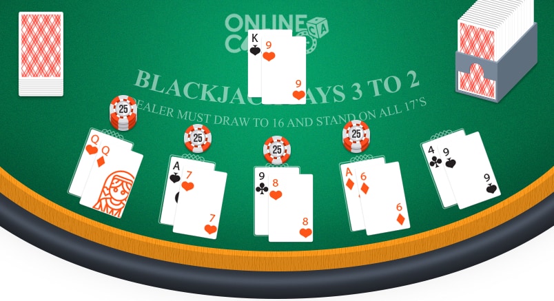 OCCA Blackjack table