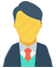 man in tuxedo icon