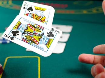 Dealer at a casino
