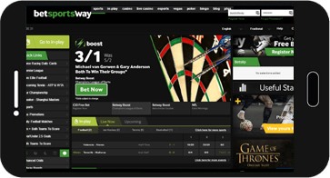Betway Sports screenshot on Android Device
