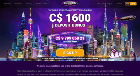 Jackpot City screenshot