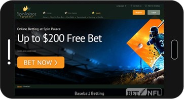 Spin Palace Sports screenshot on Android Device