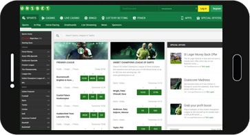 Unibet screenshot on Android Device
